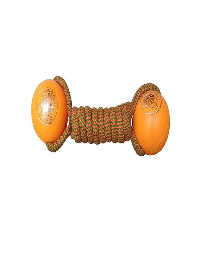Pet Believe Dot Trust Dog Combo of 3 Durable Cotton Made Rope Toys for Dogs & Puppies |2 Carrot Rope Toy | 1 Rope Plastic Ball (Combo of 3) - Image 3